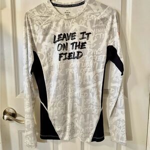 Under Armour White HeatGear Compression Shirt